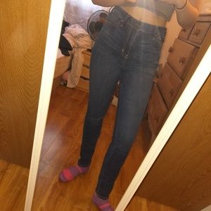 High-rise Hollister jeggings